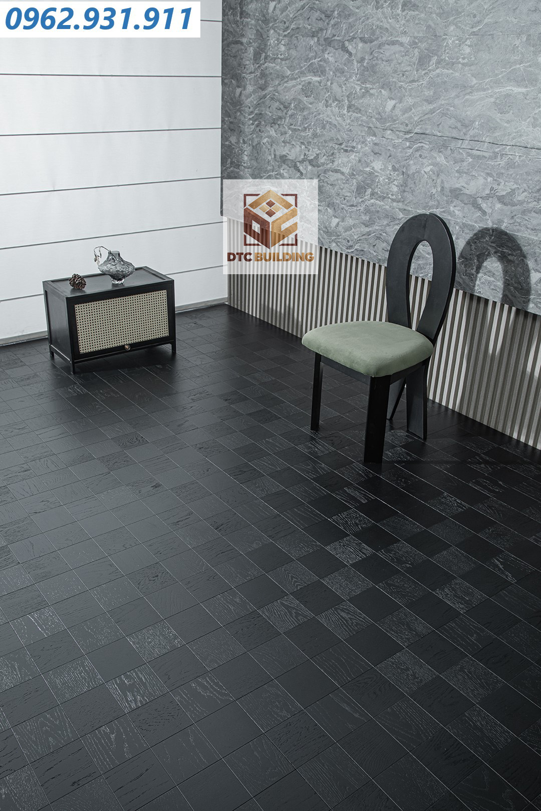 Sàn Vuông Khảm Hoạ Tiết Caro07